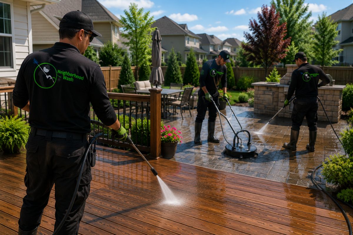 Neighborhood Wash Deck & Patio Cleaning